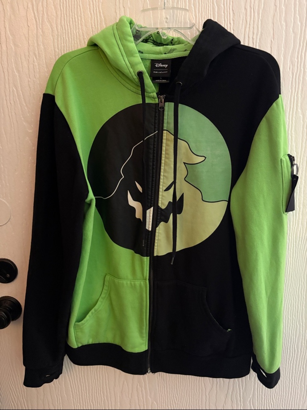 Our Universe NBC Oogie Boogie Glow In The Dark Split Hoodie